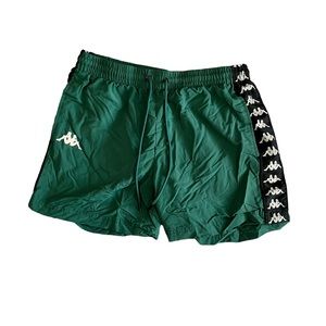 PacSun x Kappa Green Banda Coney Shorts